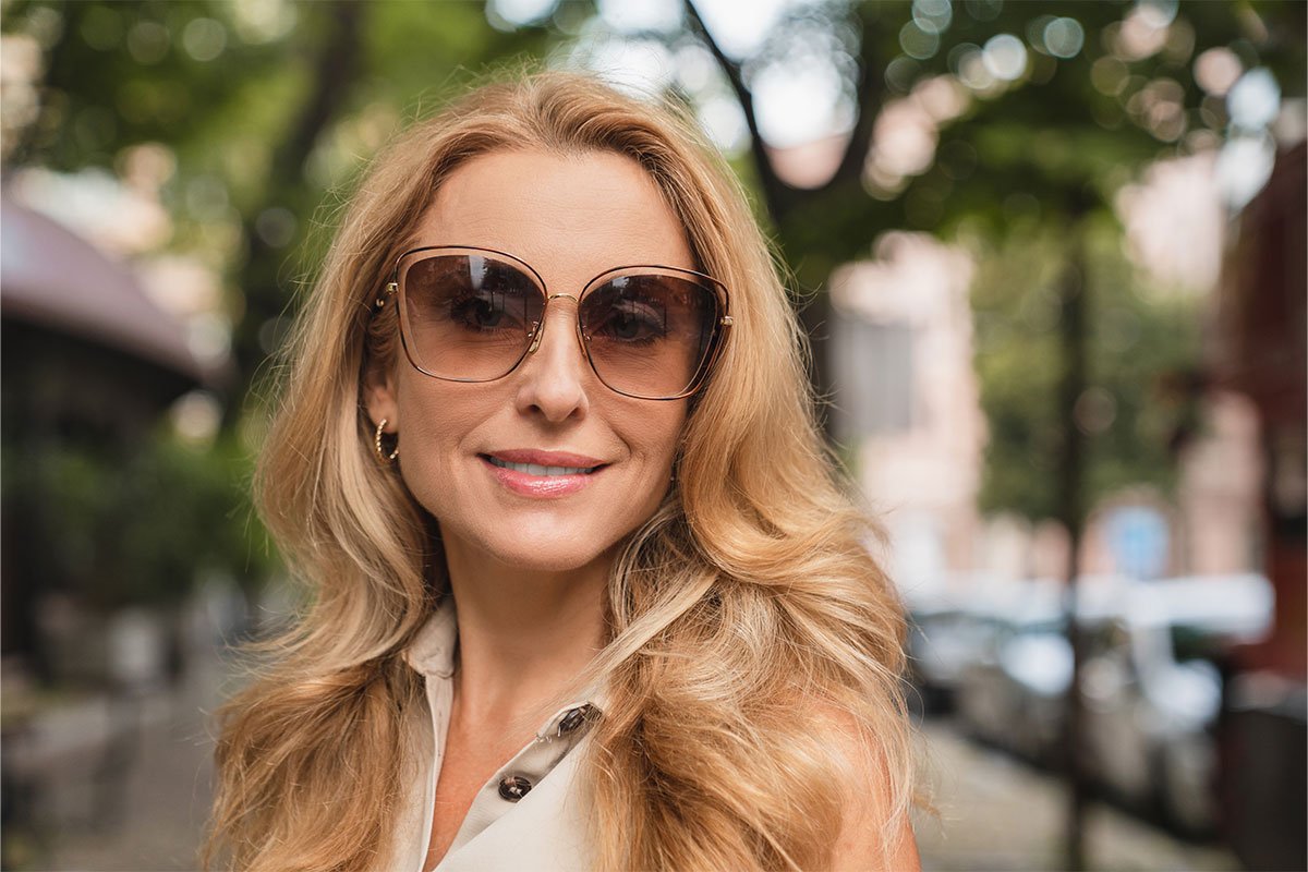 woman after nonsurgical neck lift in NYC